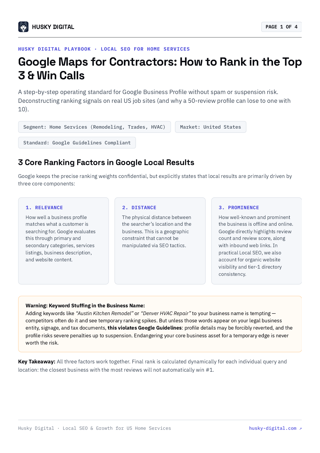 Google Maps for Contractors: How to Rank in the Top 3 & Win Calls
